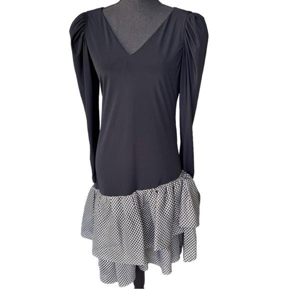 The Gilberts for Tally Vintage Frill Dress With Bow - Picture 1 of 9